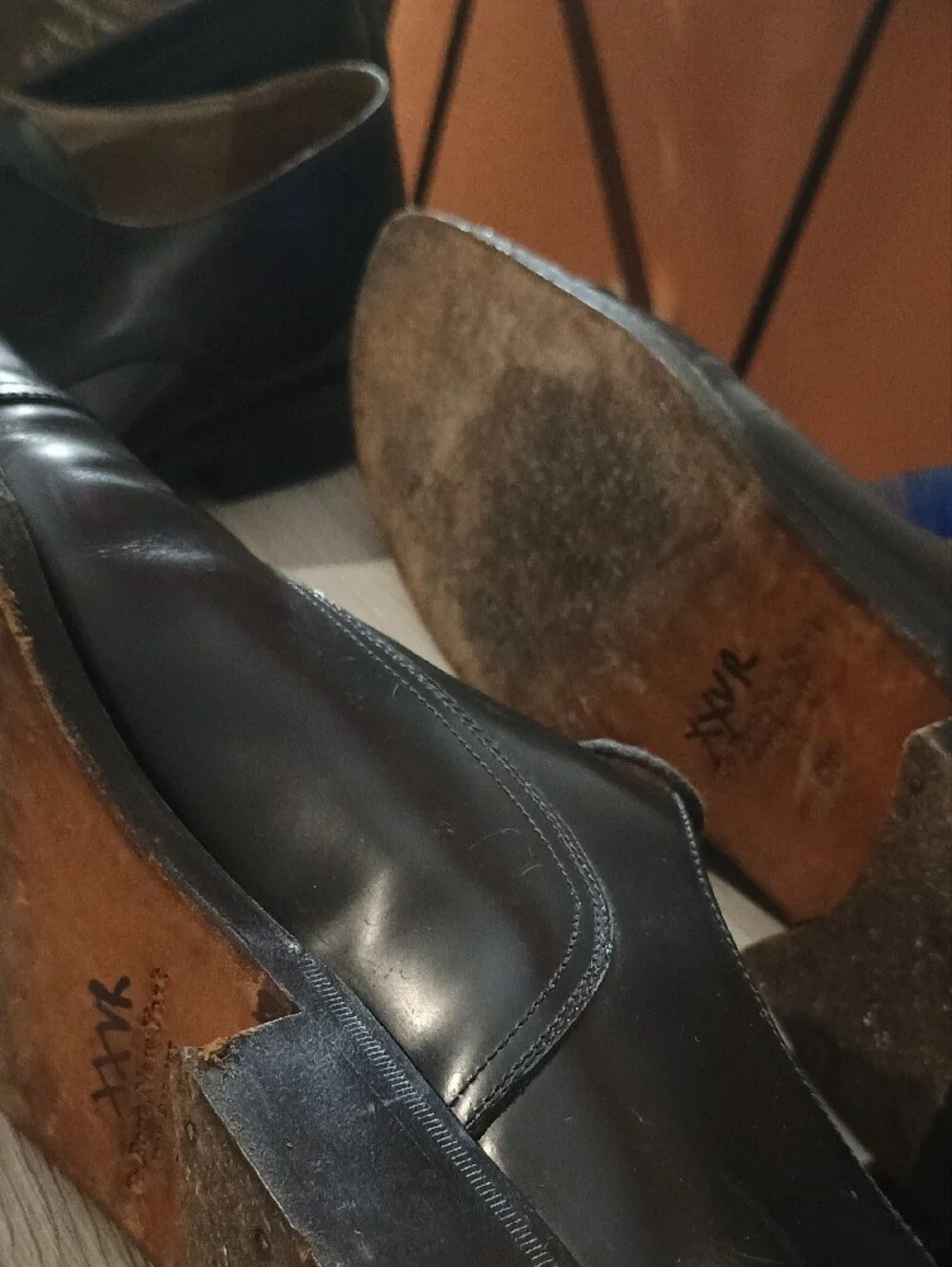 To Boot Black Leather Cap-Toe Derbys (218)